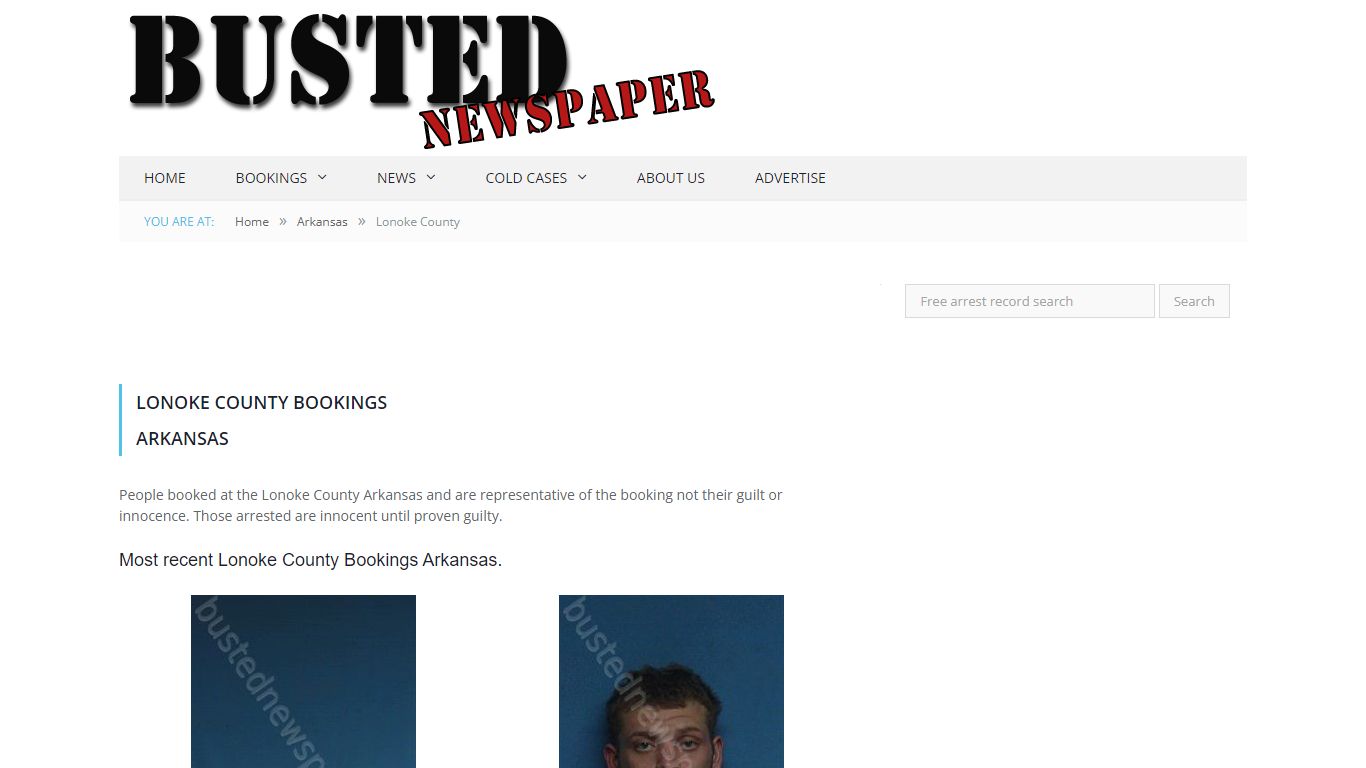 Lonoke County, AR Mugshots - BUSTEDNEWSPAPER.COM