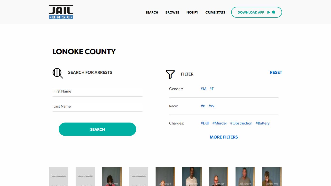 Lonoke County Jail Inmate Search and Mugshots | JailBase